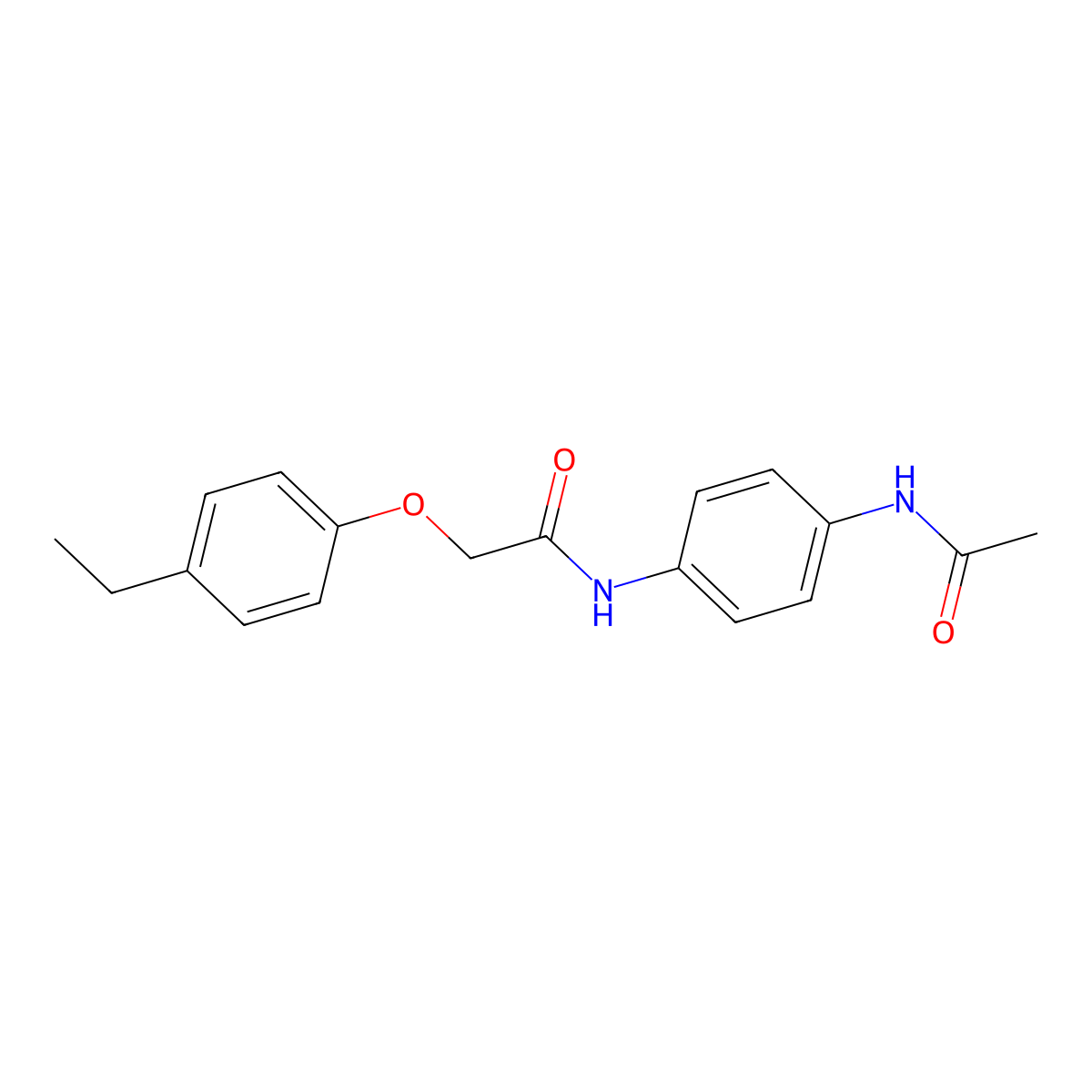 N-[4-(acetylamino)phenyl]-2-(4-ethylphenoxy)acetamide molecular structure, CAS 432018-49-0