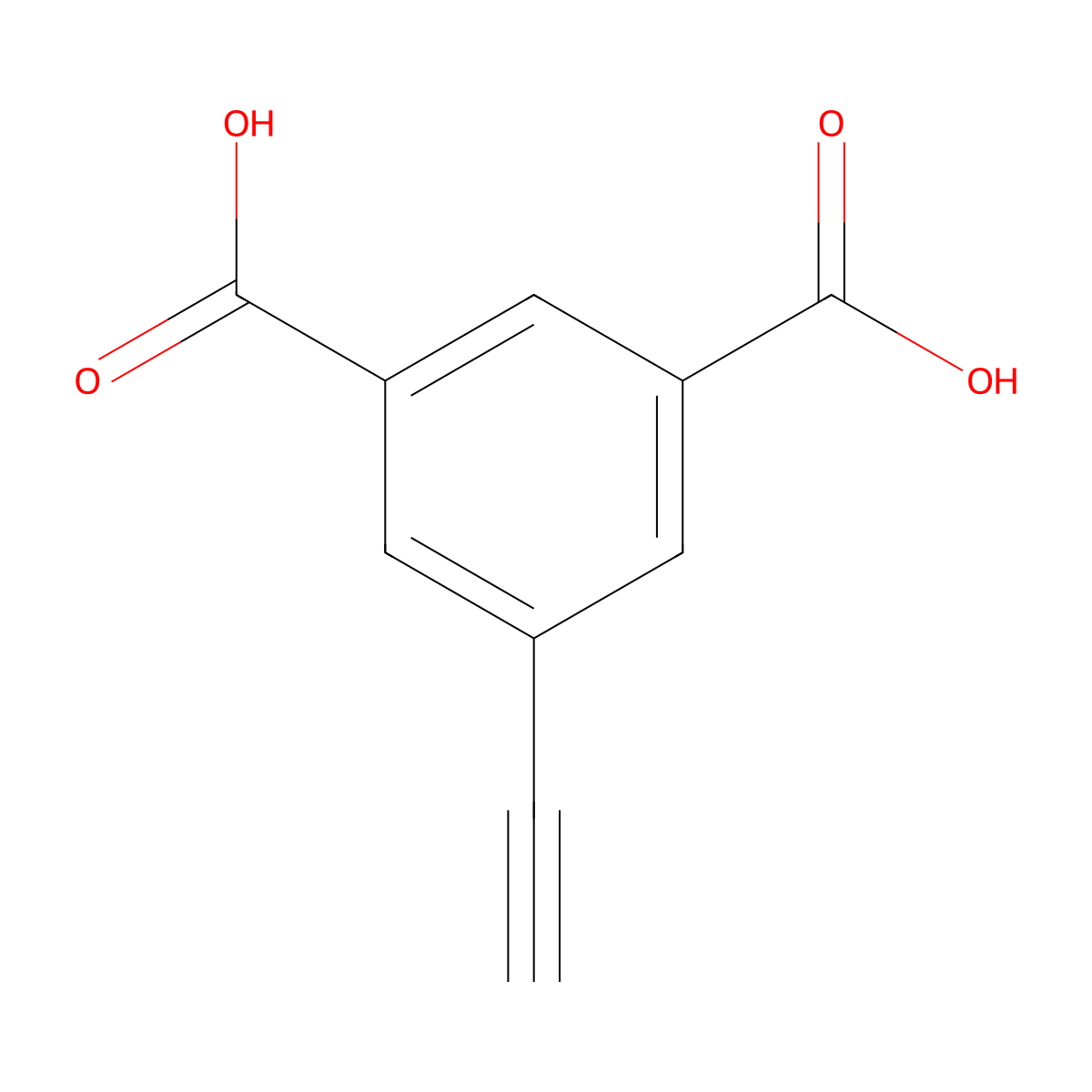 5-Ethynylisophthalic acid molecular structure, CAS 432025-97-3