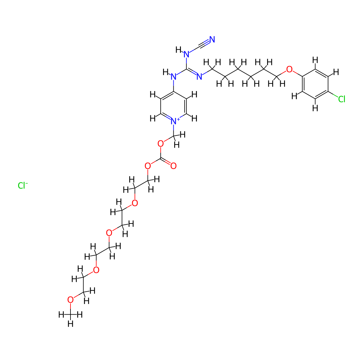 Teglarinad Chloride molecular structure, CAS 432037-57-5