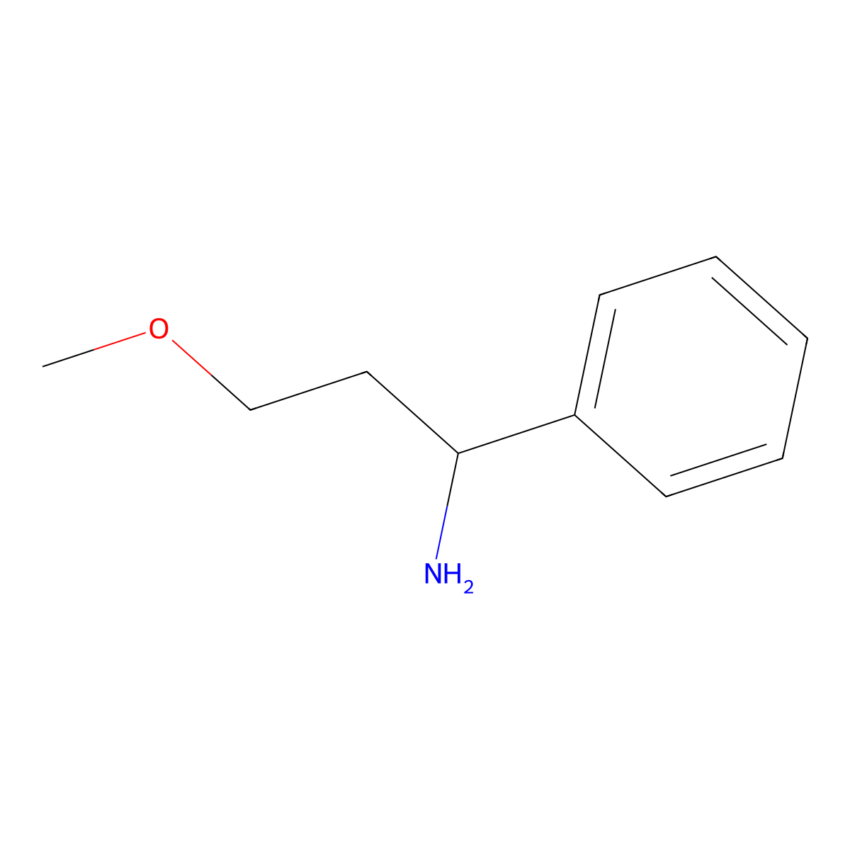 3-Methoxy-1-phenylpropan-1-amine molecular structure, CAS 432042-06-3