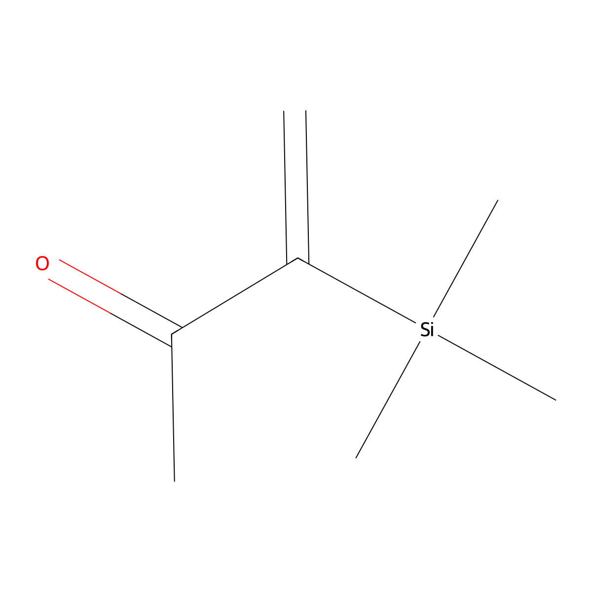 3-Buten-2-one, 3-(trimethylsilyl)- molecular structure, CAS 43209-86-5