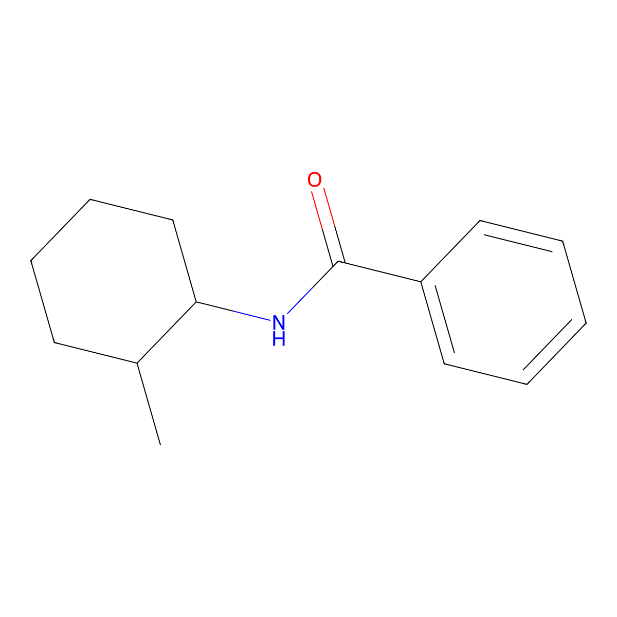 N-(2-methylcyclohexyl)benzamide molecular structure, CAS 43226-07-9