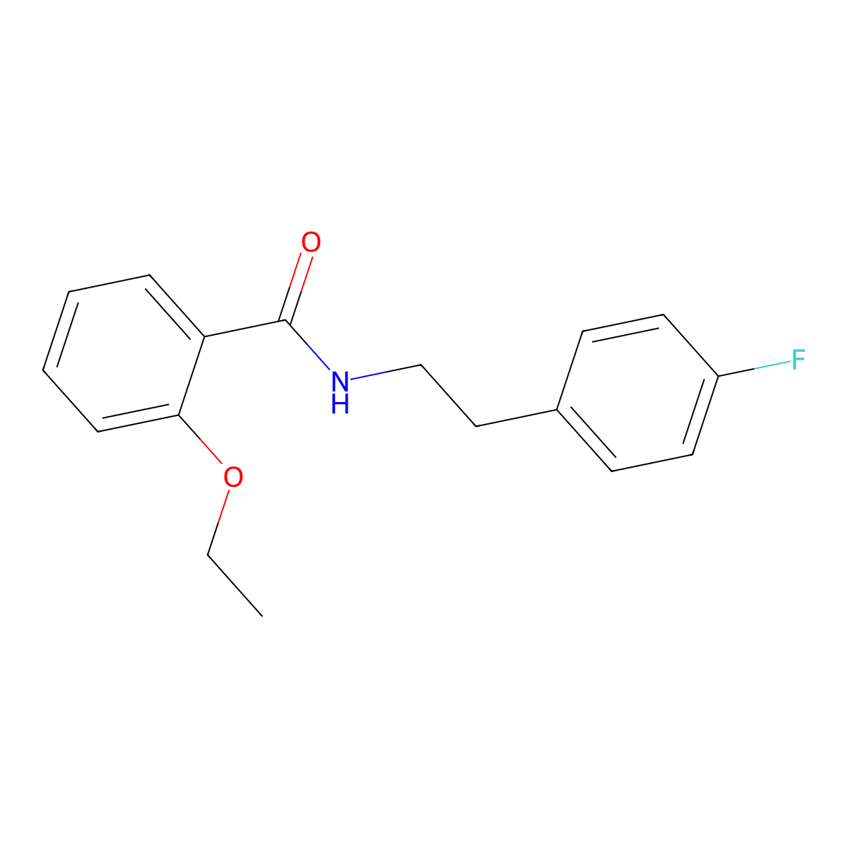 2-ethoxy-N-[2-(4-fluorophenyl)ethyl]benzamide molecular structure, CAS 432497-35-3