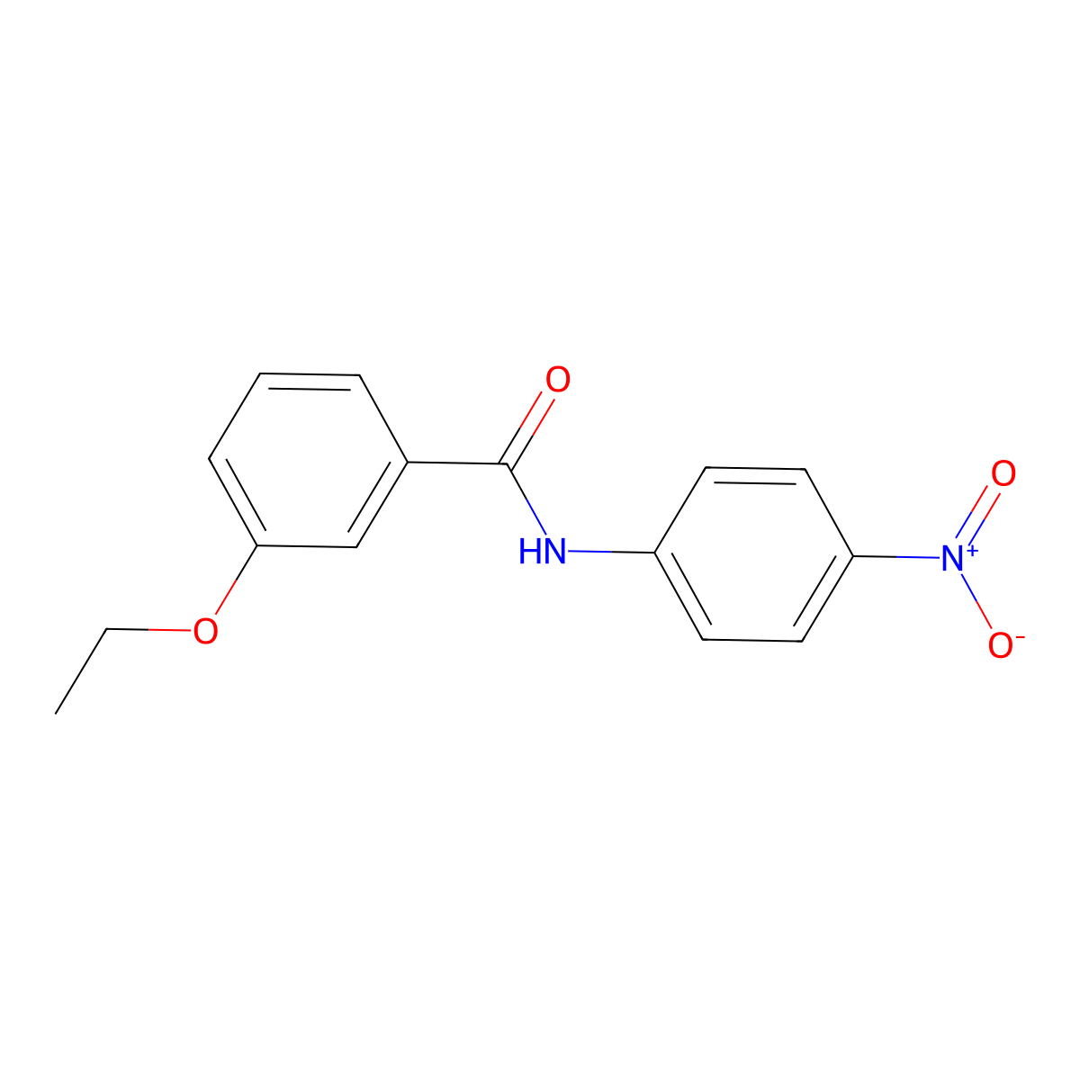 3-ethoxy-N-(4-nitrophenyl)benzamide molecular structure, CAS 432498-08-3