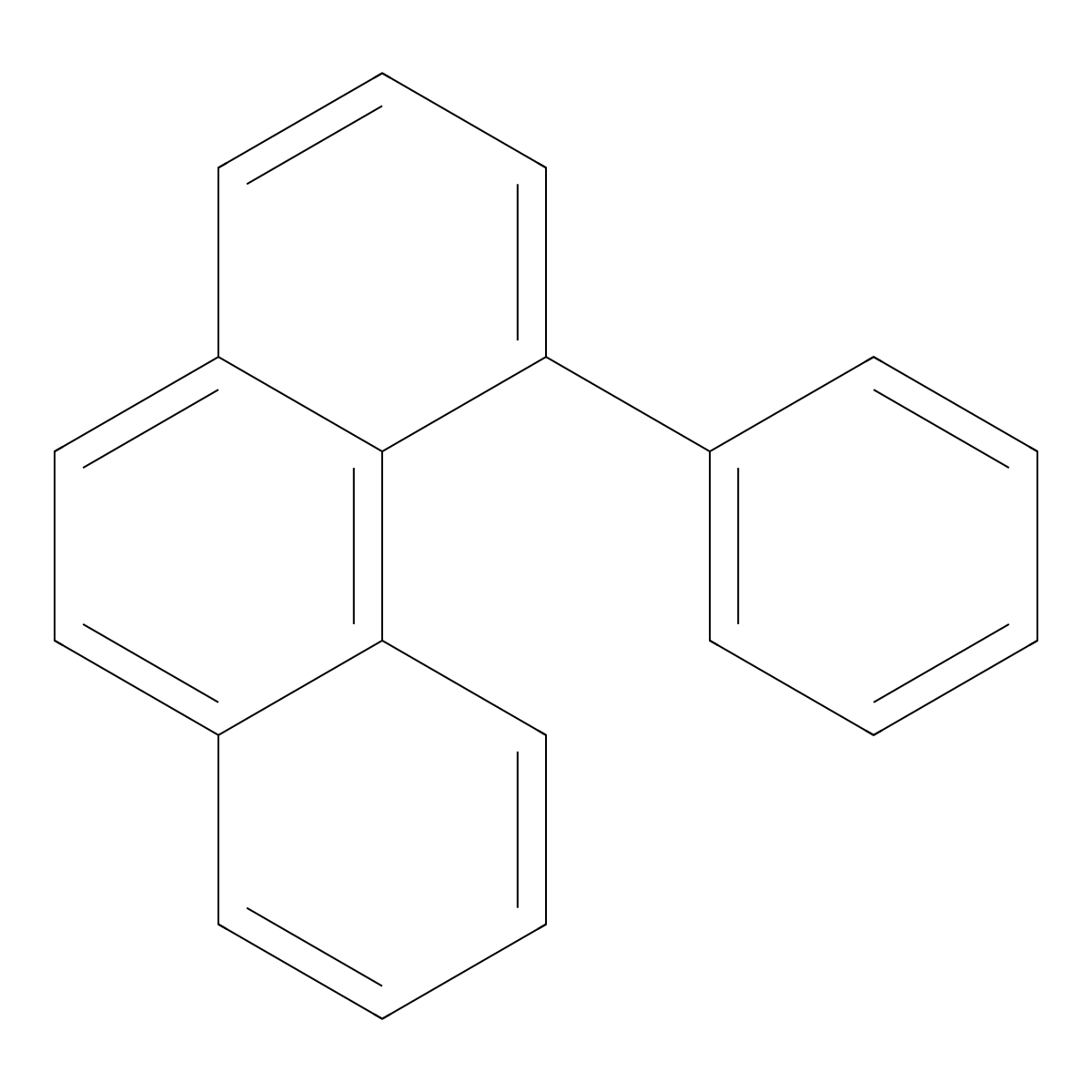 4-Phenylphenanthrene molecular structure, CAS 4325-78-4