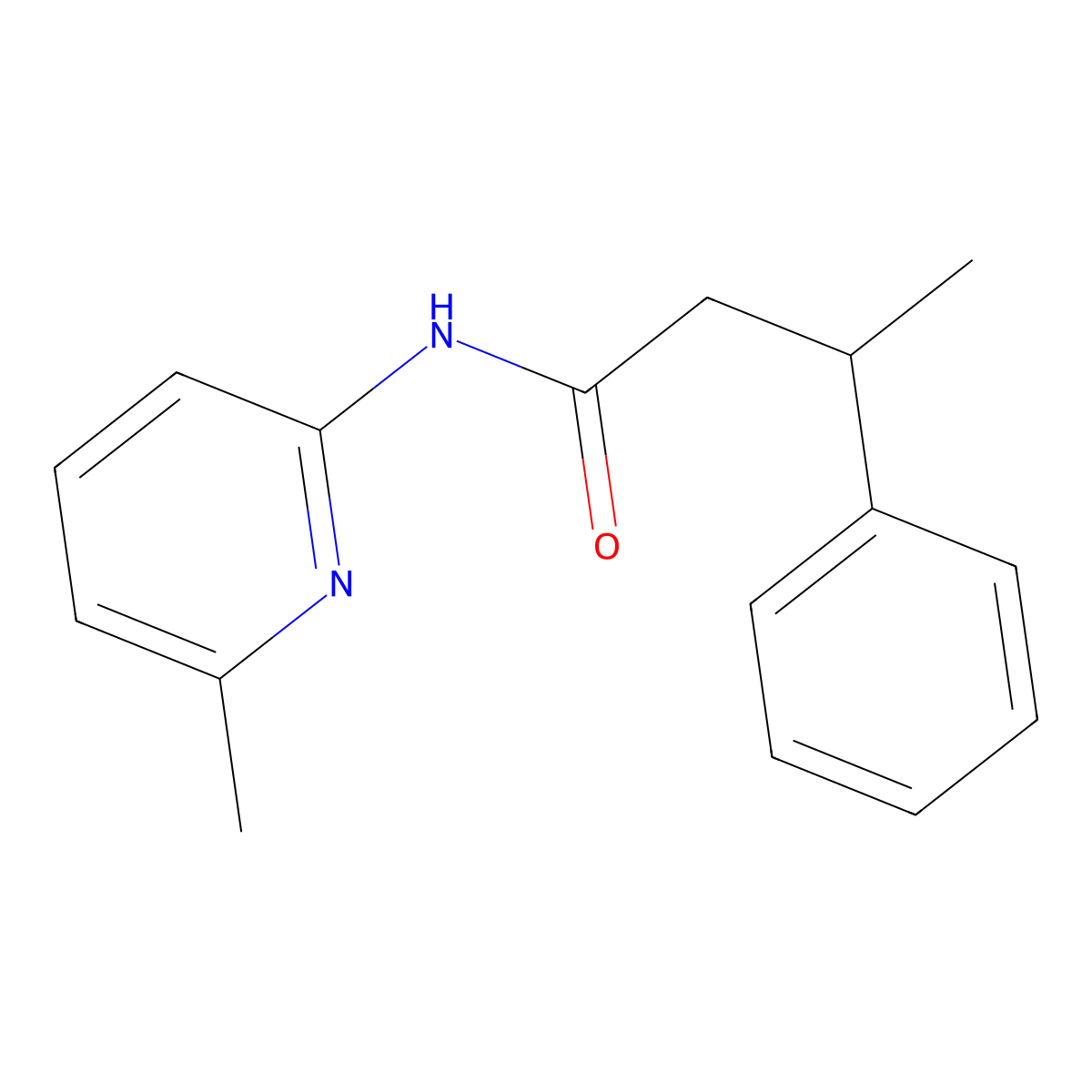 N-(6-methylpyridin-2-yl)-3-phenylbutanamide molecular structure, CAS 432501-06-9