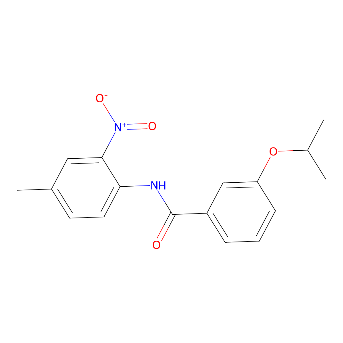 N-(4-methyl-2-nitrophenyl)-3-(propan-2-yloxy)benzamide molecular structure, CAS 432509-73-4