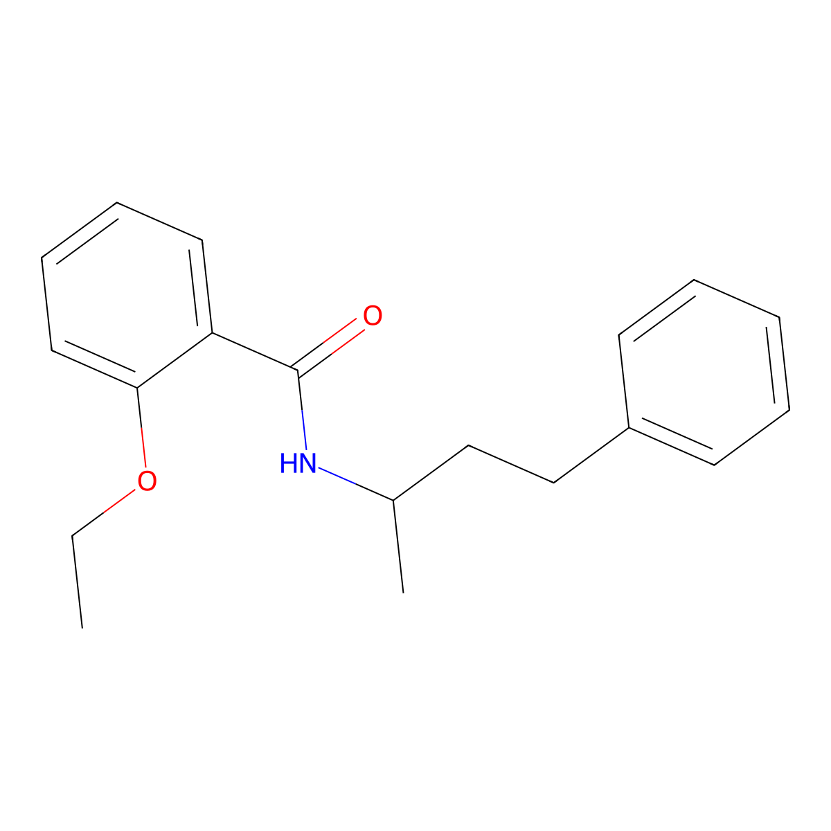 2-ethoxy-N-(4-phenylbutan-2-yl)benzamide molecular structure, CAS 432510-90-2