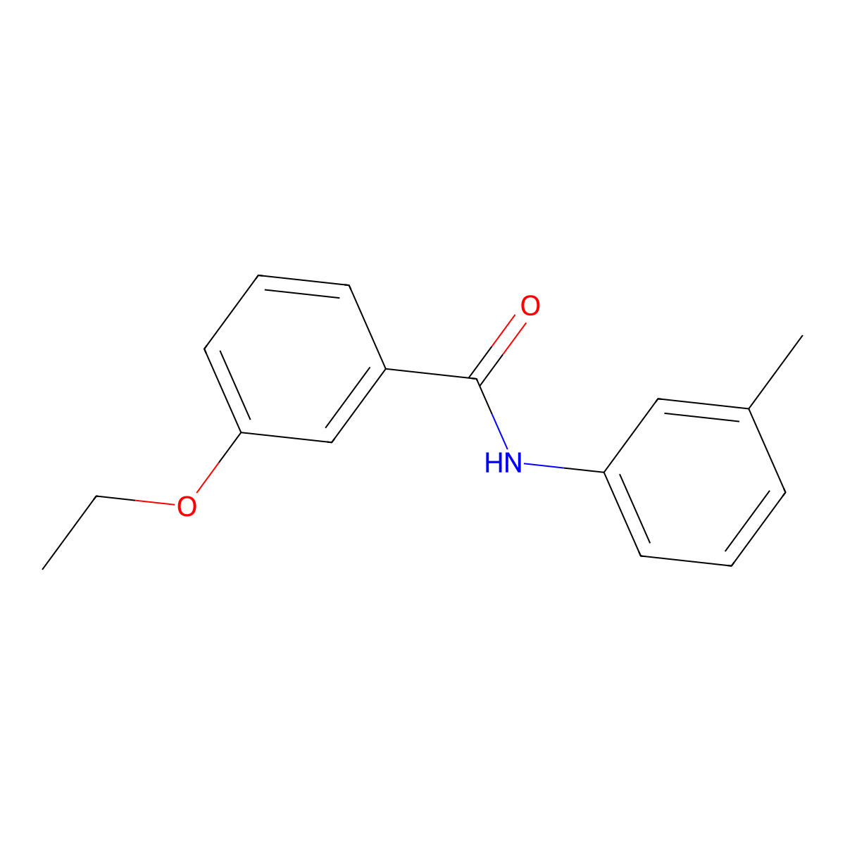 3-ethoxy-N-(3-methylphenyl)benzamide molecular structure, CAS 432512-61-3