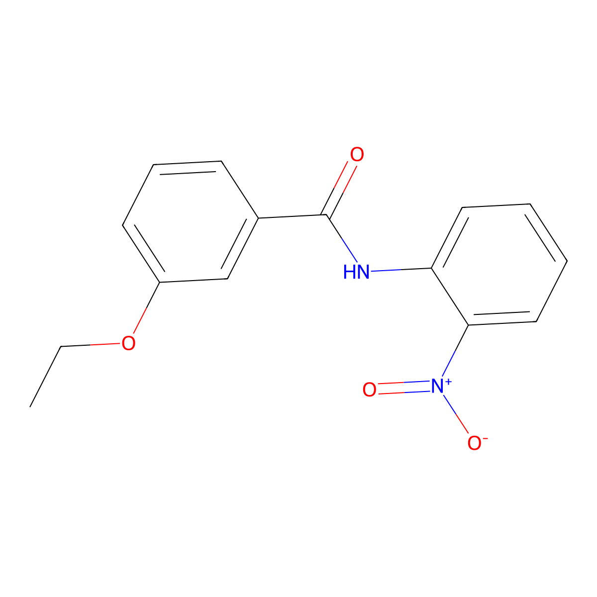 3-ethoxy-N-(2-nitrophenyl)benzamide molecular structure, CAS 432514-94-8