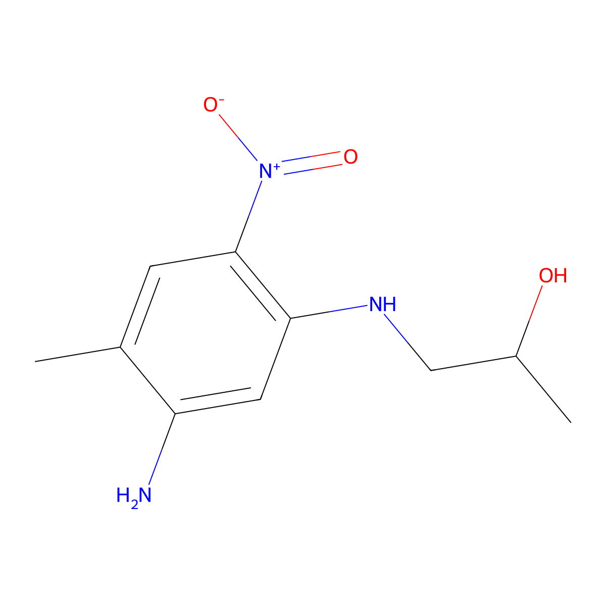 1-[(5-Amino-4-methyl-2-nitrophenyl)amino]propan-2-ol molecular structure, CAS 432515-29-2
