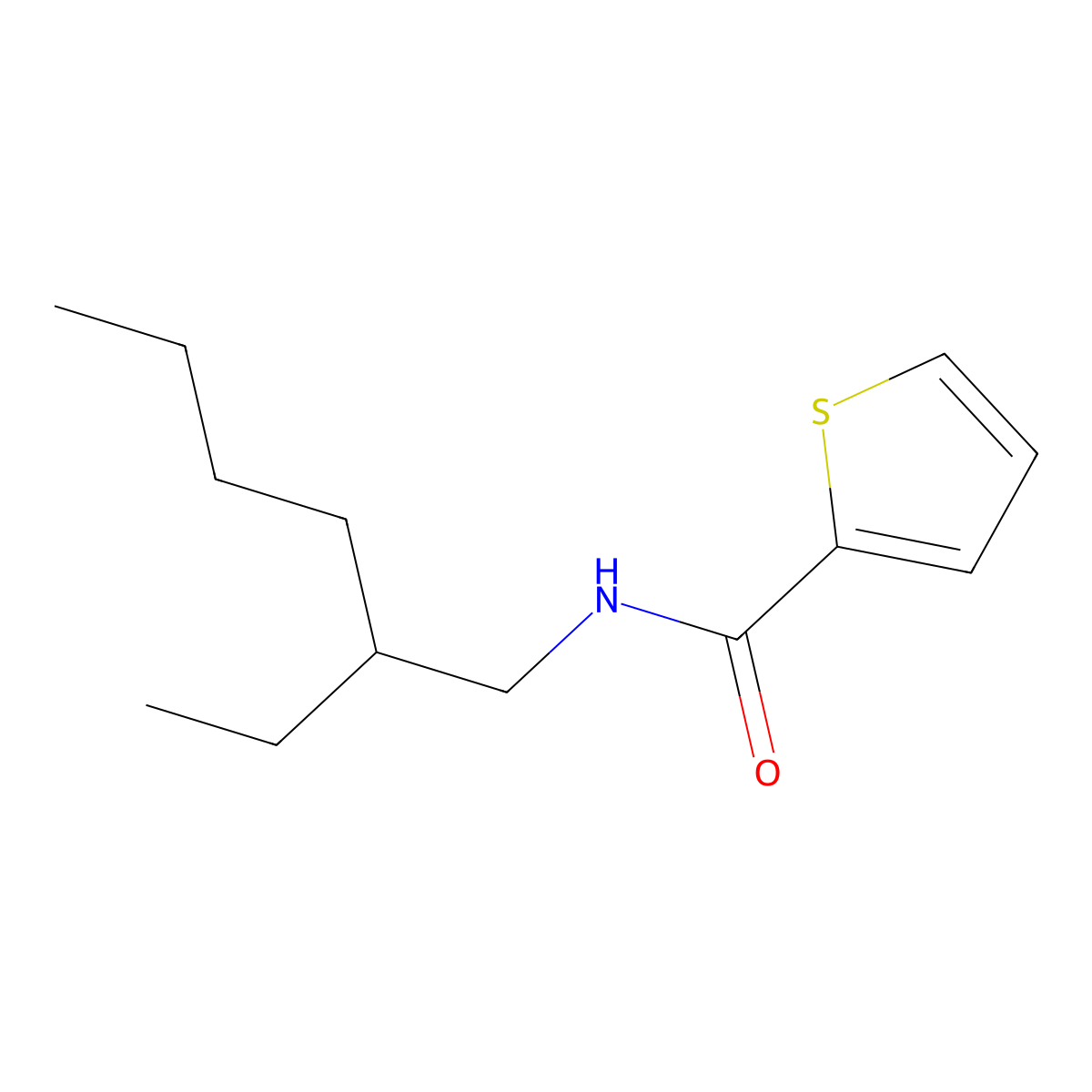 N-(2-ethylhexyl)-2-thiophenecarboxamide molecular structure, CAS 432520-25-7