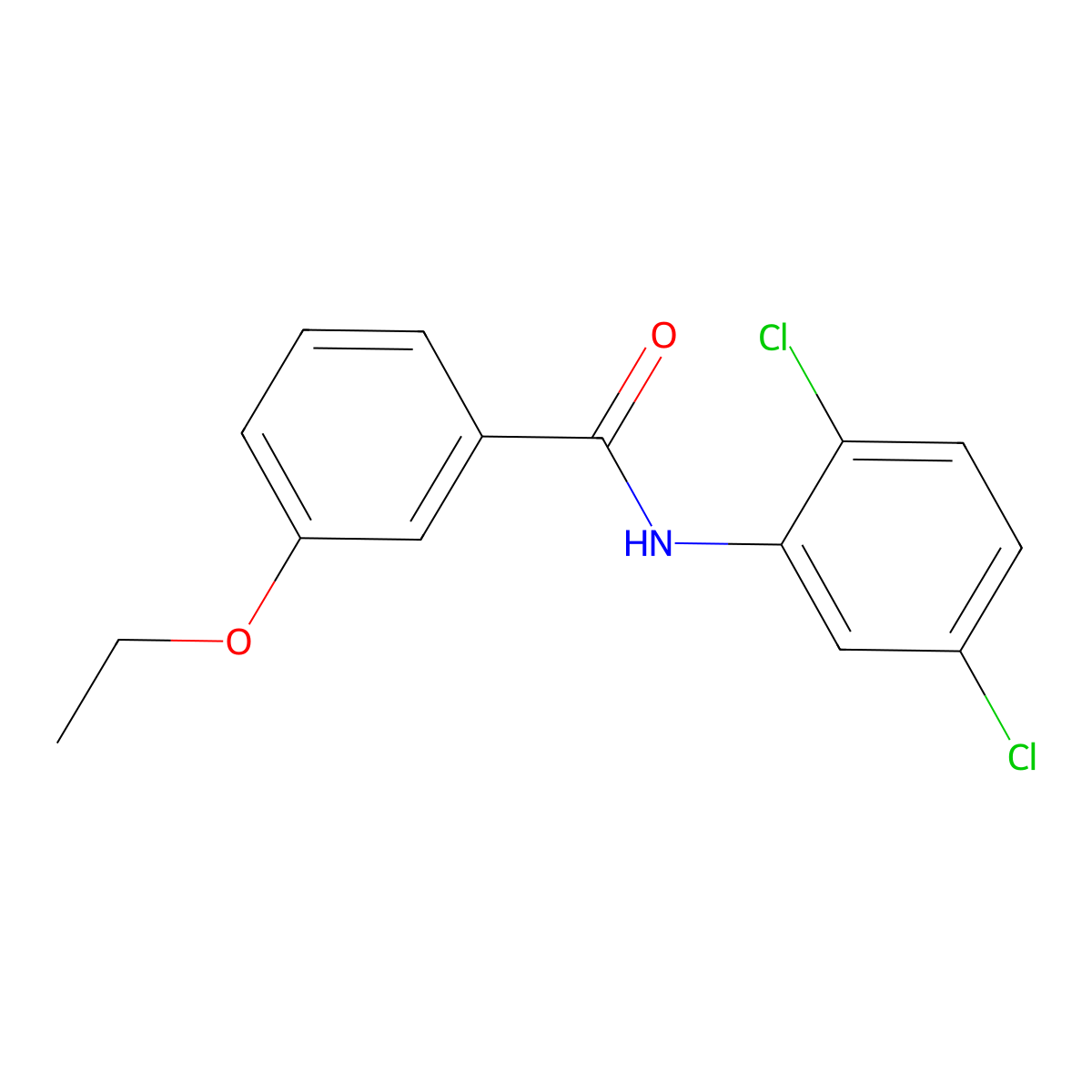N-(2,5-dichlorophenyl)-3-ethoxybenzamide molecular structure, CAS 432526-21-1