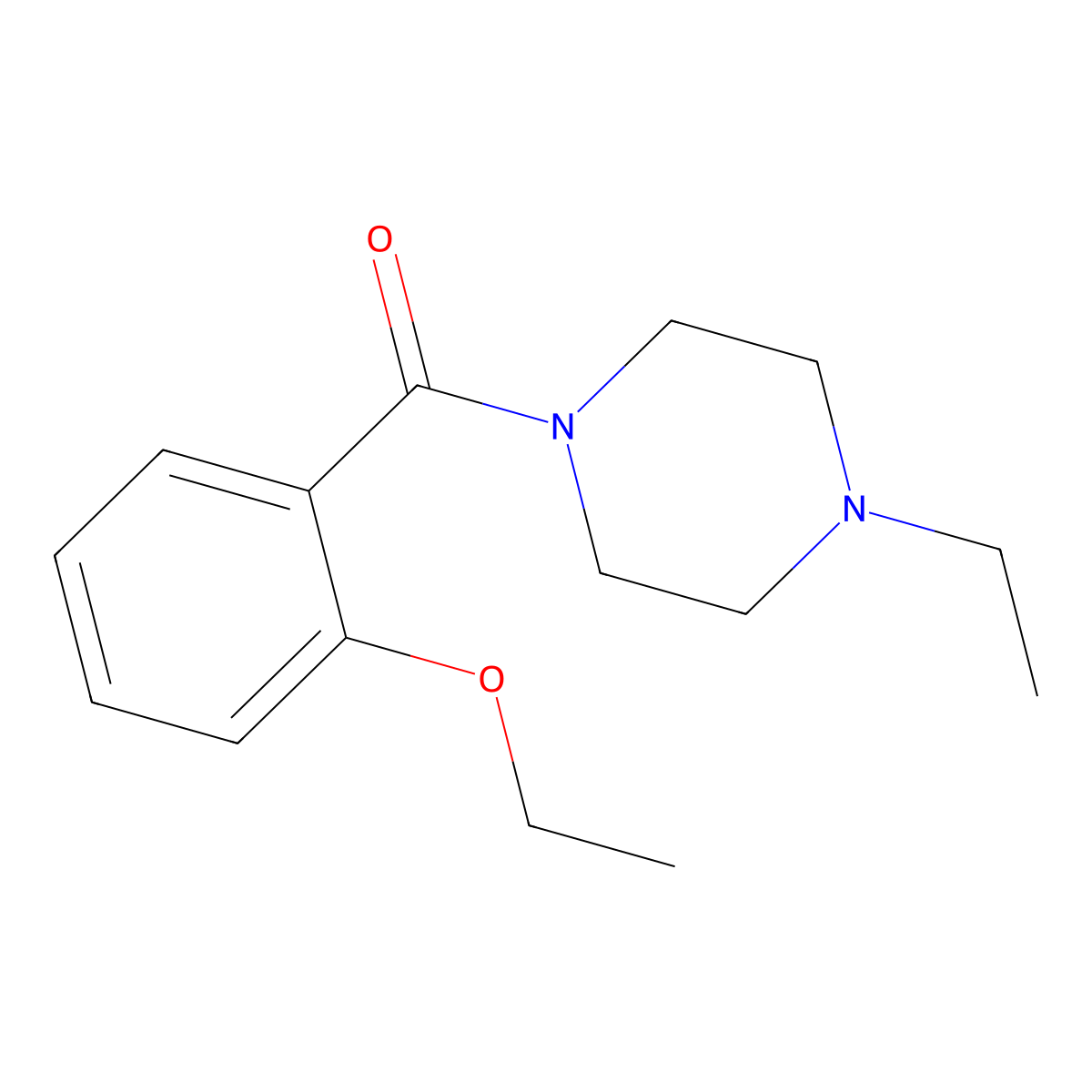 1-(2-Ethoxybenzoyl)-4-ethylpiperazine molecular structure, CAS 432526-61-9