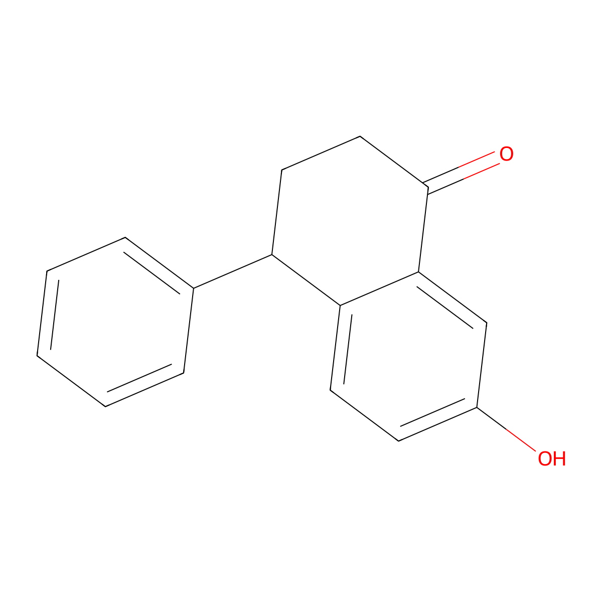 7-Hydroxy-4-phenyl-3,4-dihydronaphthalen-1(2H)-one molecular structure, CAS 432538-73-3