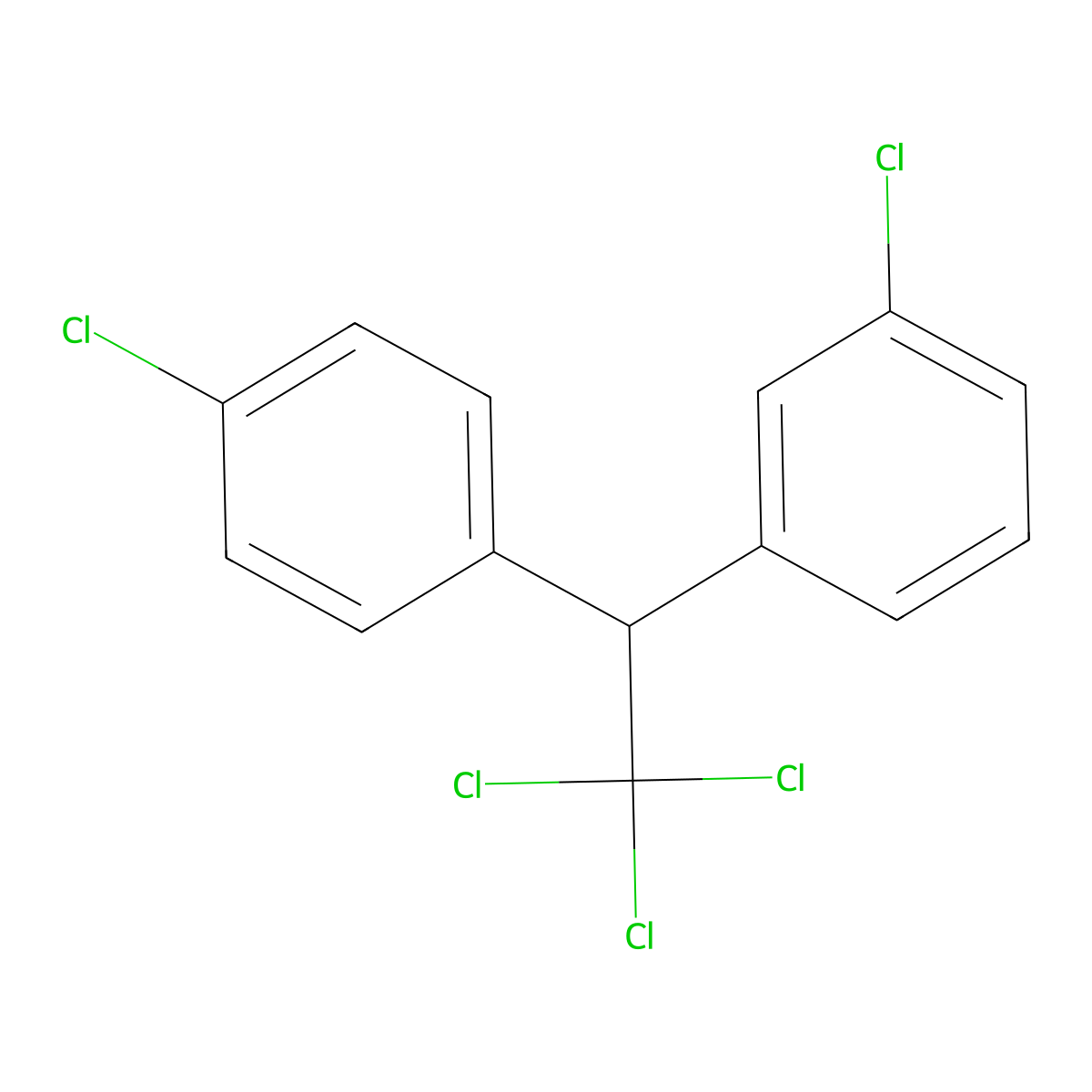 m,p'-DDT molecular structure, CAS 4329-07-1