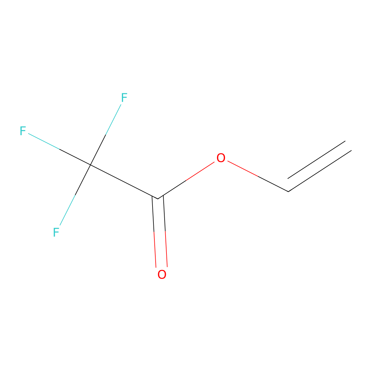Ethenyl 2,2,2-trifluoroacetate molecular structure, CAS 433-28-3