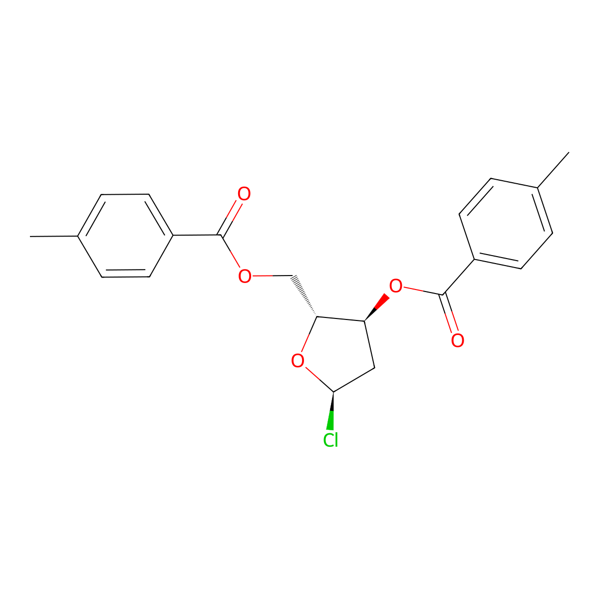 Hoffer's chlorosugar molecular structure, CAS 4330-21-6