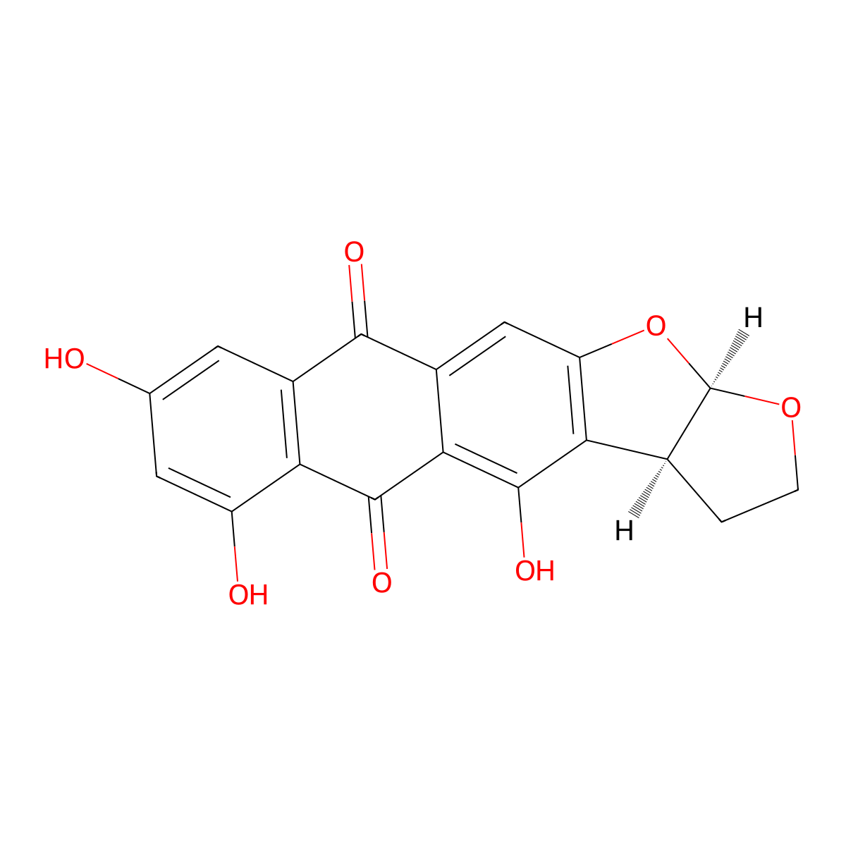 Versicolorin B molecular structure, CAS 4331-22-0