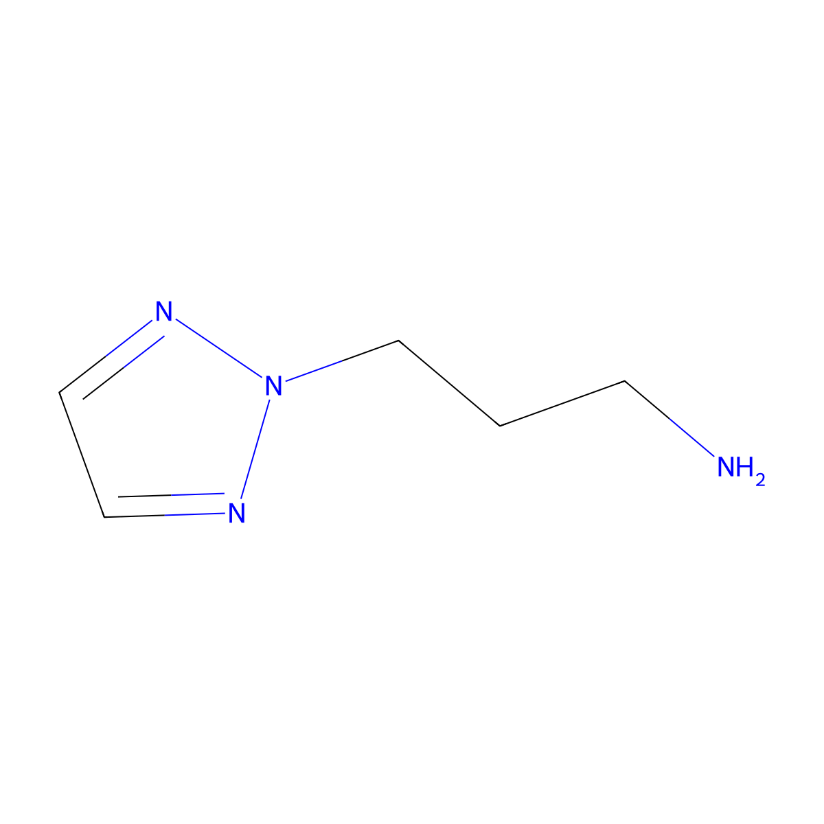 3-(2H-1,2,3-Triazol-2-yl)propan-1-amine molecular structure, CAS 4332-68-7