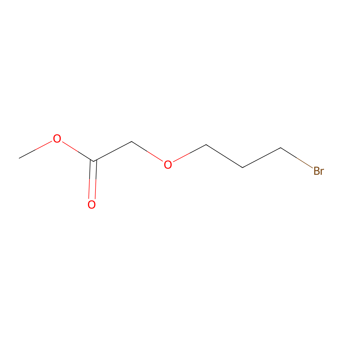 Methyl 2-(3-Bromopropoxy)acetate molecular structure, CAS 433213-11-7