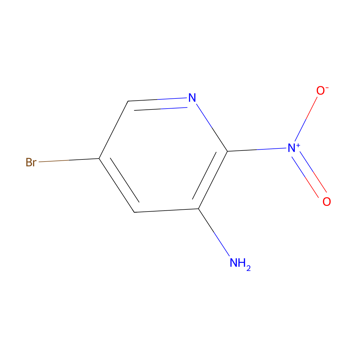 5-Bromo-2-nitropyridin-3-amine molecular structure, CAS 433226-05-2