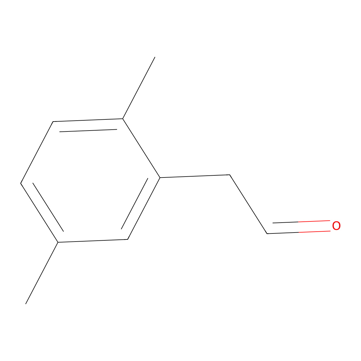 (2,5-Dimethylphenyl)acetaldehyde molecular structure, CAS 433230-57-0
