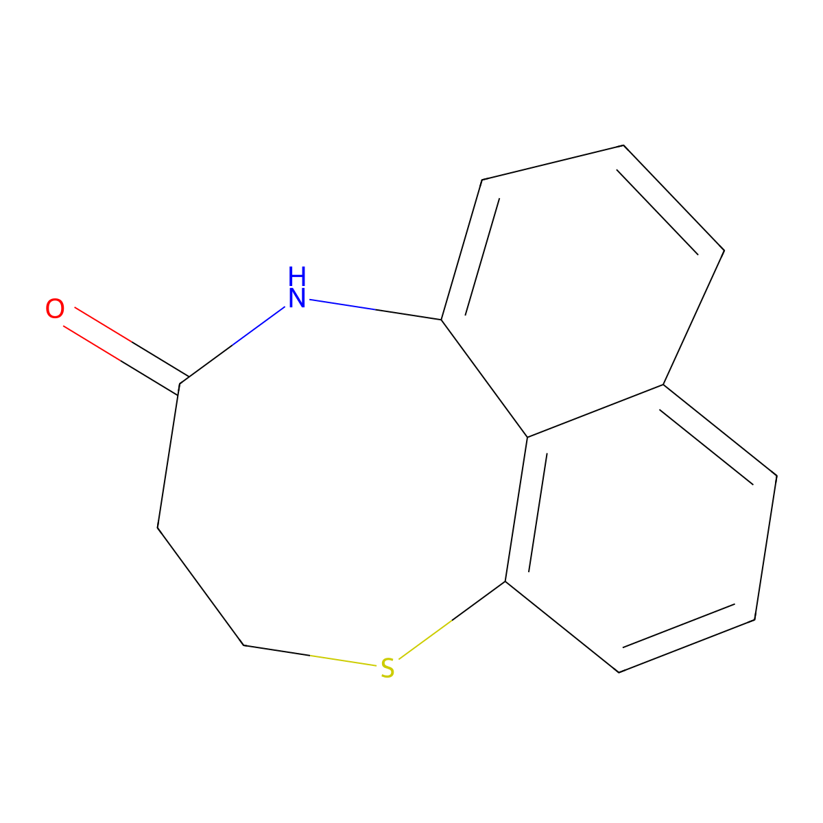 2,3-dihydronaphtho[1,8-bc][1,5]thiazocin-4(5H)-one molecular structure, CAS 433240-84-7