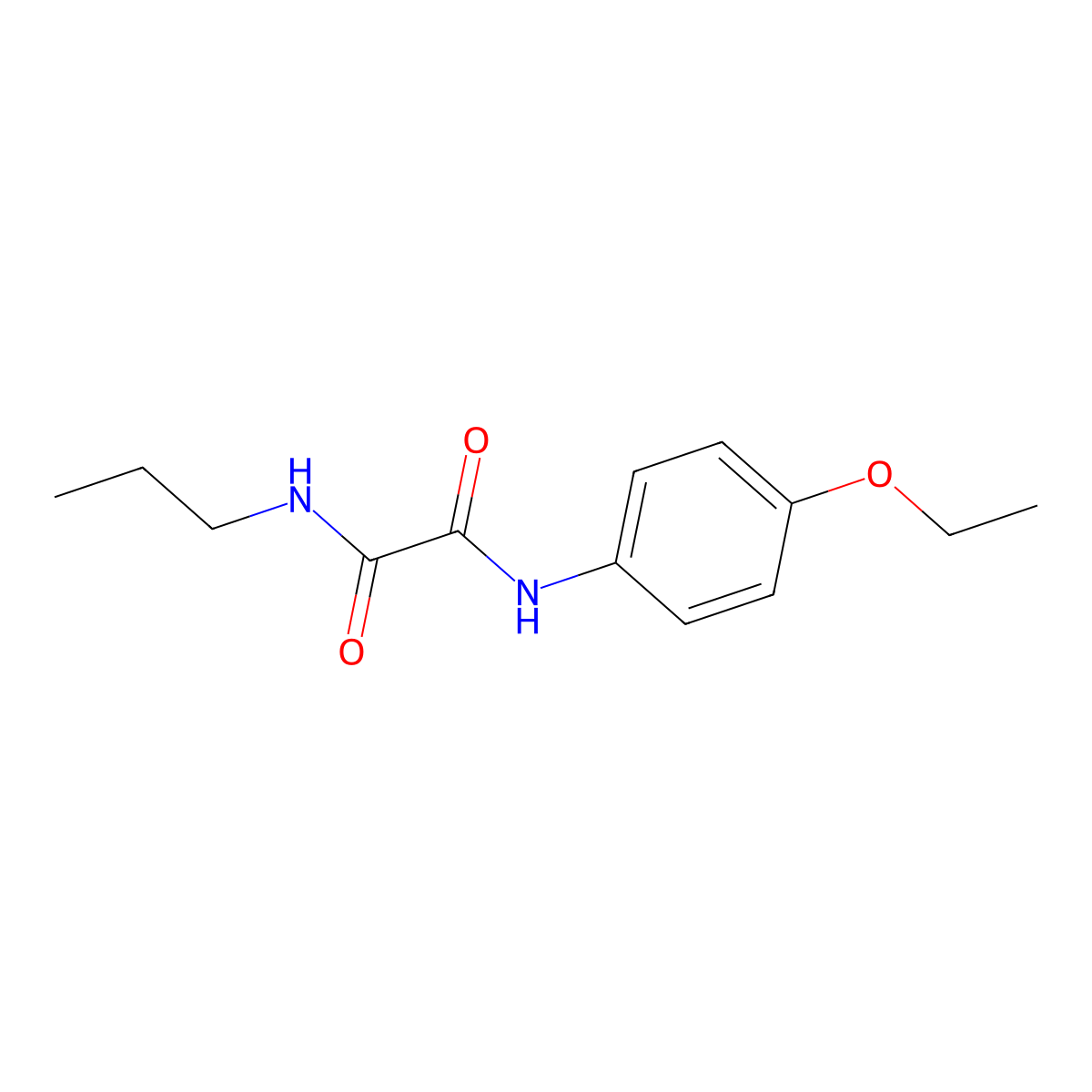 N'-(4-ethoxyphenyl)-N-propyloxamide molecular structure, CAS 433241-54-4