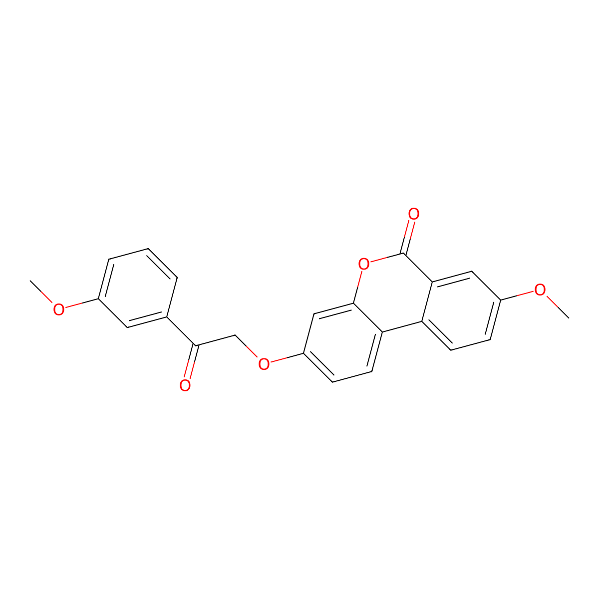 8-methoxy-3-[2-(3-methoxyphenyl)-2-oxoethoxy]-6H-benzo[c]chromen-6-one molecular structure, CAS 433244-13-4