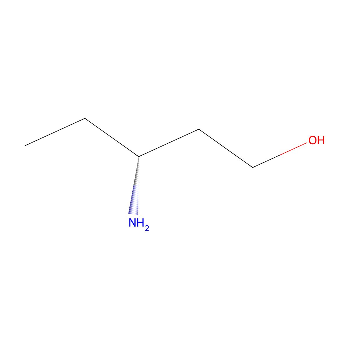 (3R)-3-aminopentan-1-ol molecular structure, CAS 433248-91-0