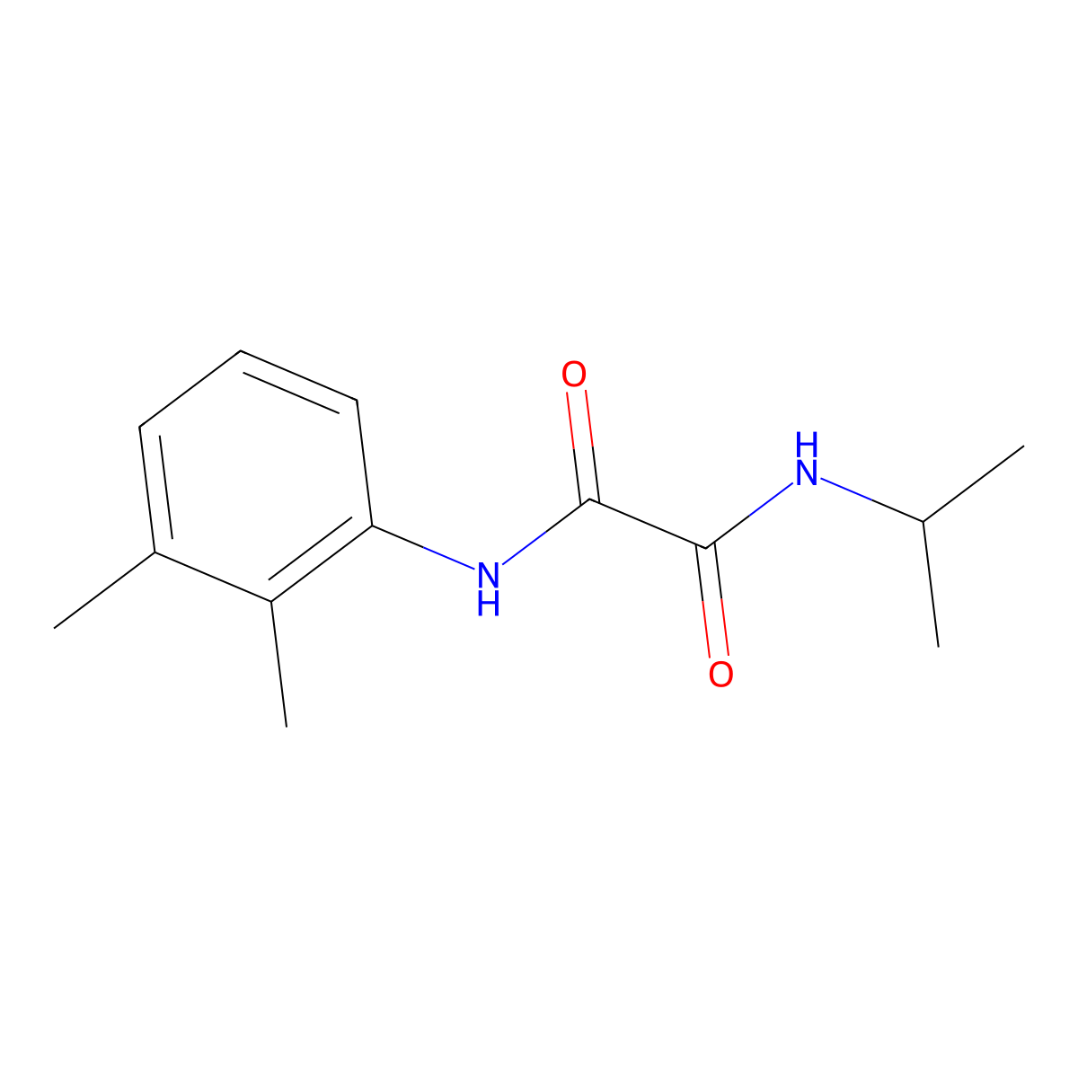 N-(2,3-dimethylphenyl)-N'-propan-2-yloxamide molecular structure, CAS 433250-07-8