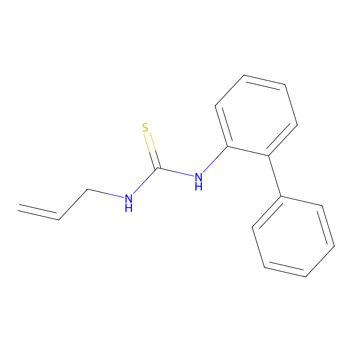 1-(2-Phenylphenyl)-3-prop-2-enylthiourea molecular structure, CAS 433256-75-8