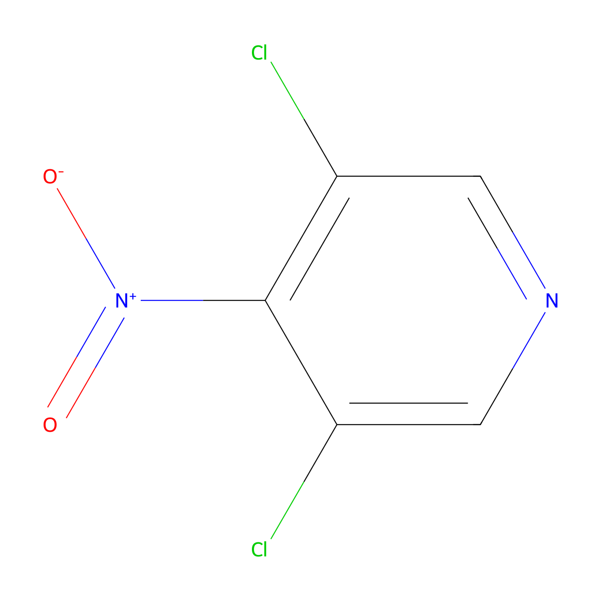 3,5-Dichloro-4-nitropyridine molecular structure, CAS 433294-98-5