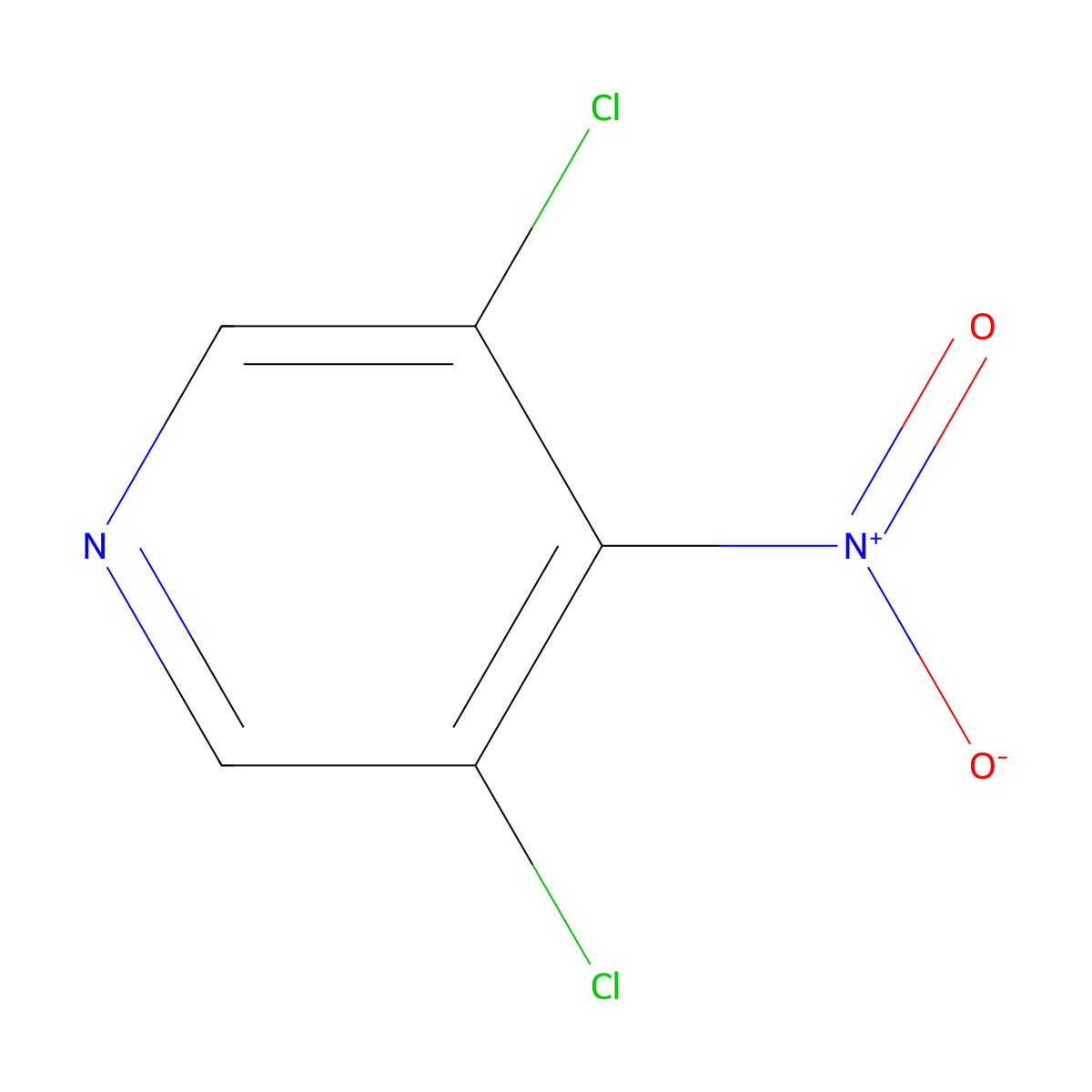3,5-Dichloro-4-nitropyridine molecular structure, CAS 433294-98-5