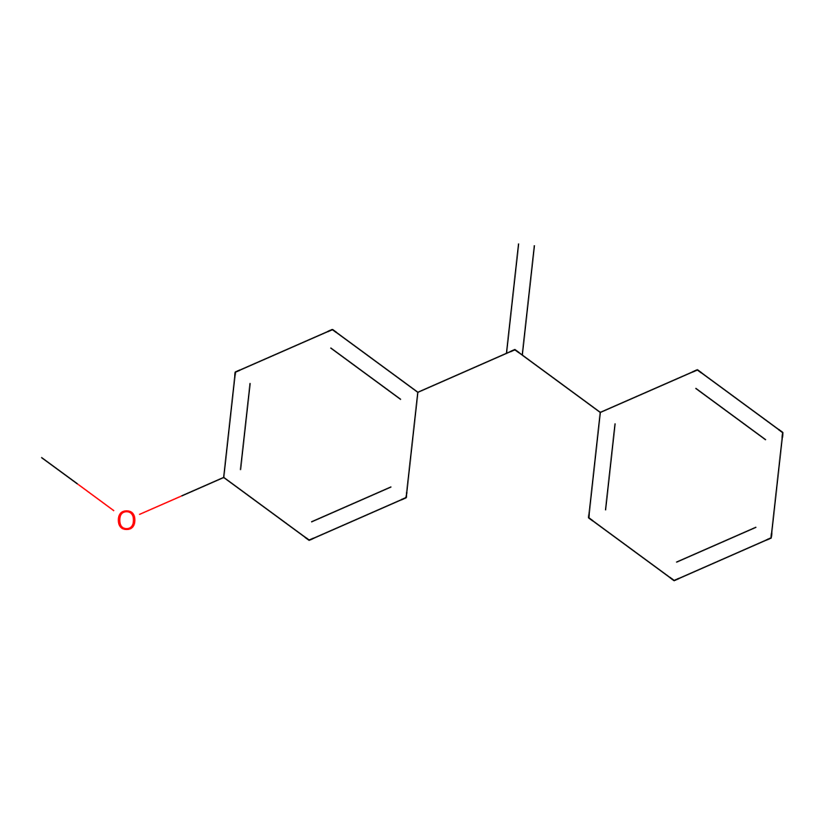 1-Methoxy-4-(1-phenylvinyl)benzene molecular structure, CAS 4333-75-9