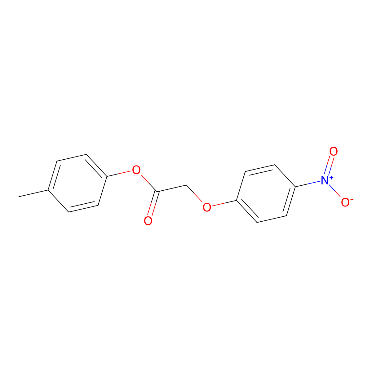 4-Methylphenyl (4-nitrophenoxy)acetate molecular structure, CAS 433316-69-9