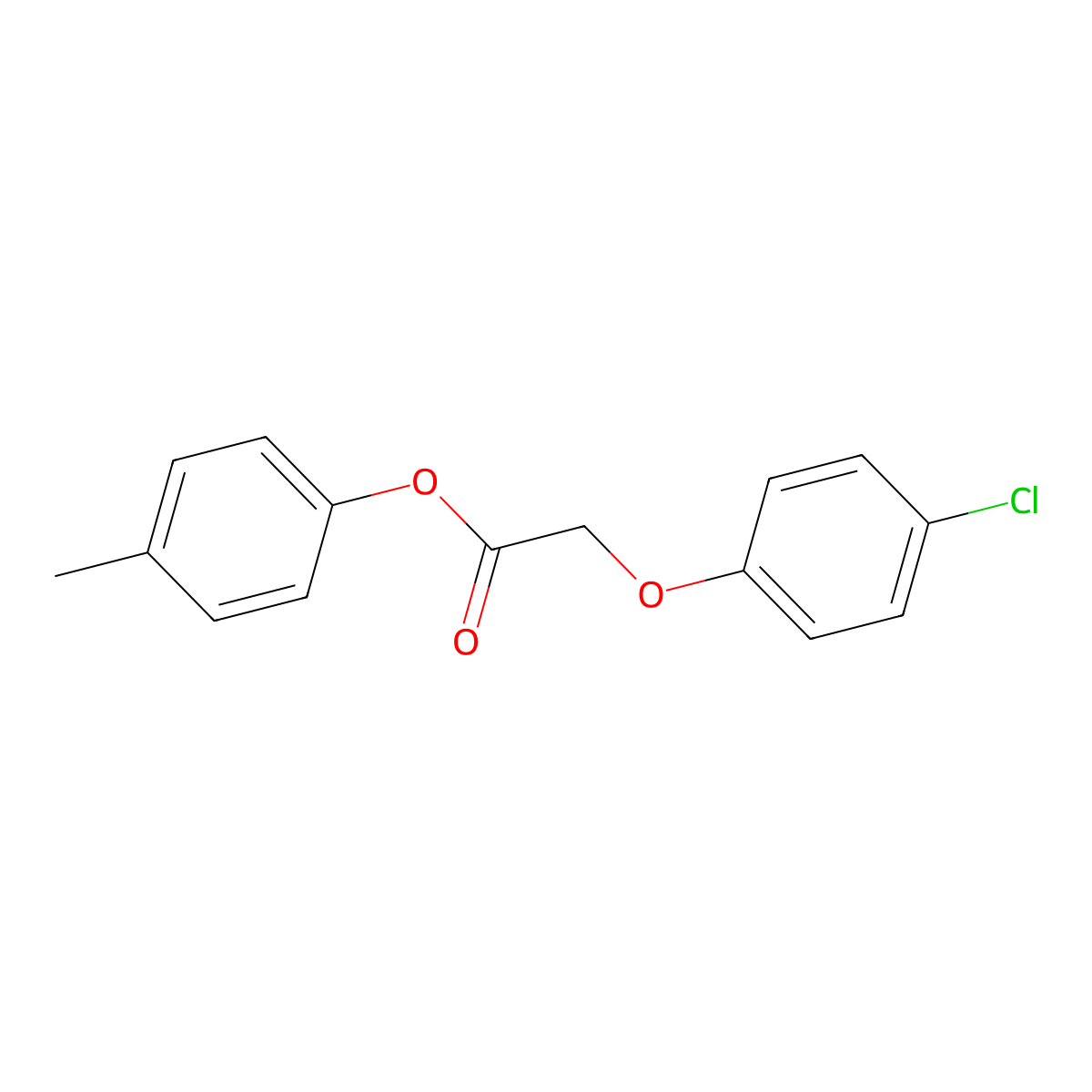 4-Methylphenyl (4-chlorophenoxy)acetate molecular structure, CAS 433321-24-5