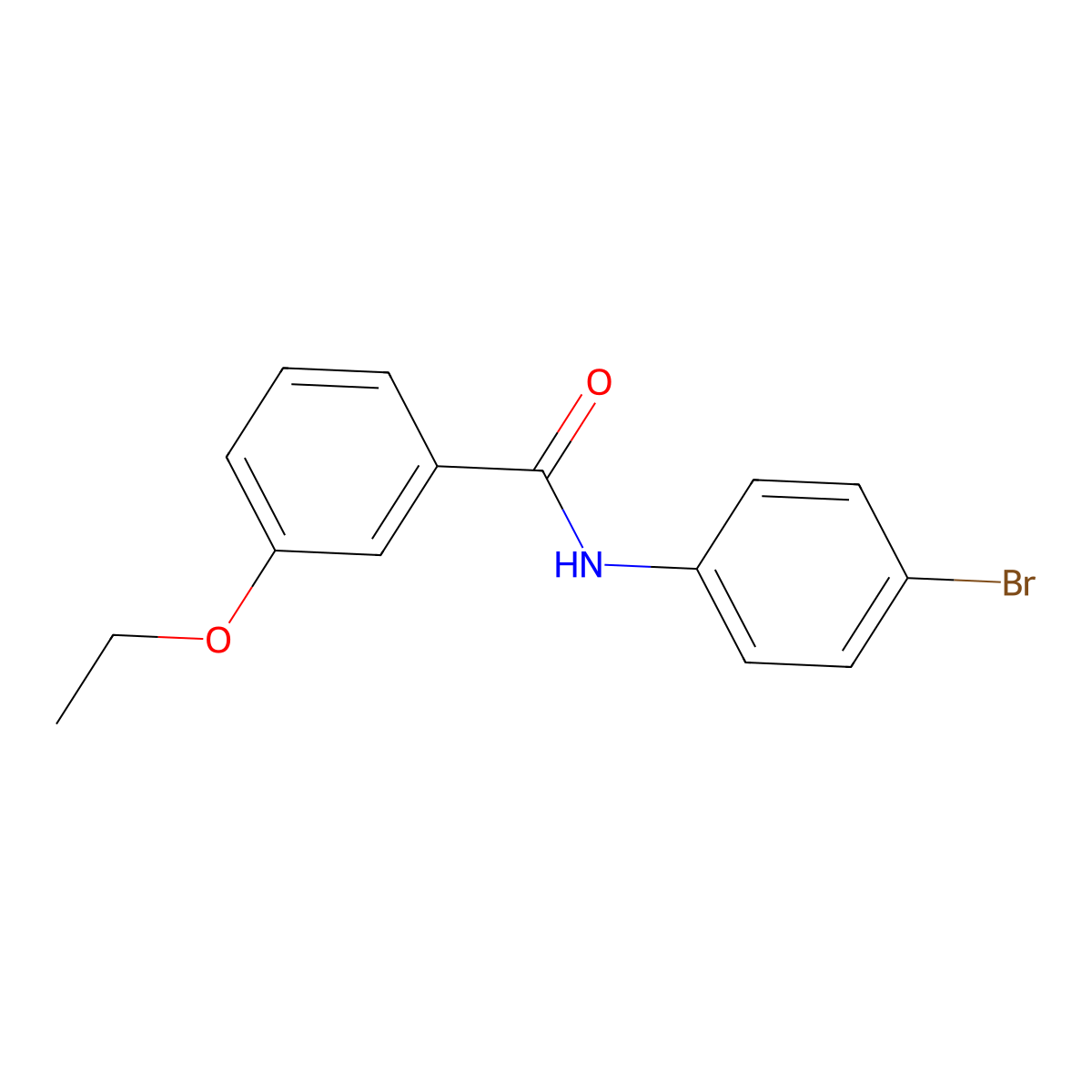 N-(4-bromophenyl)-3-ethoxybenzamide molecular structure, CAS 433325-29-2