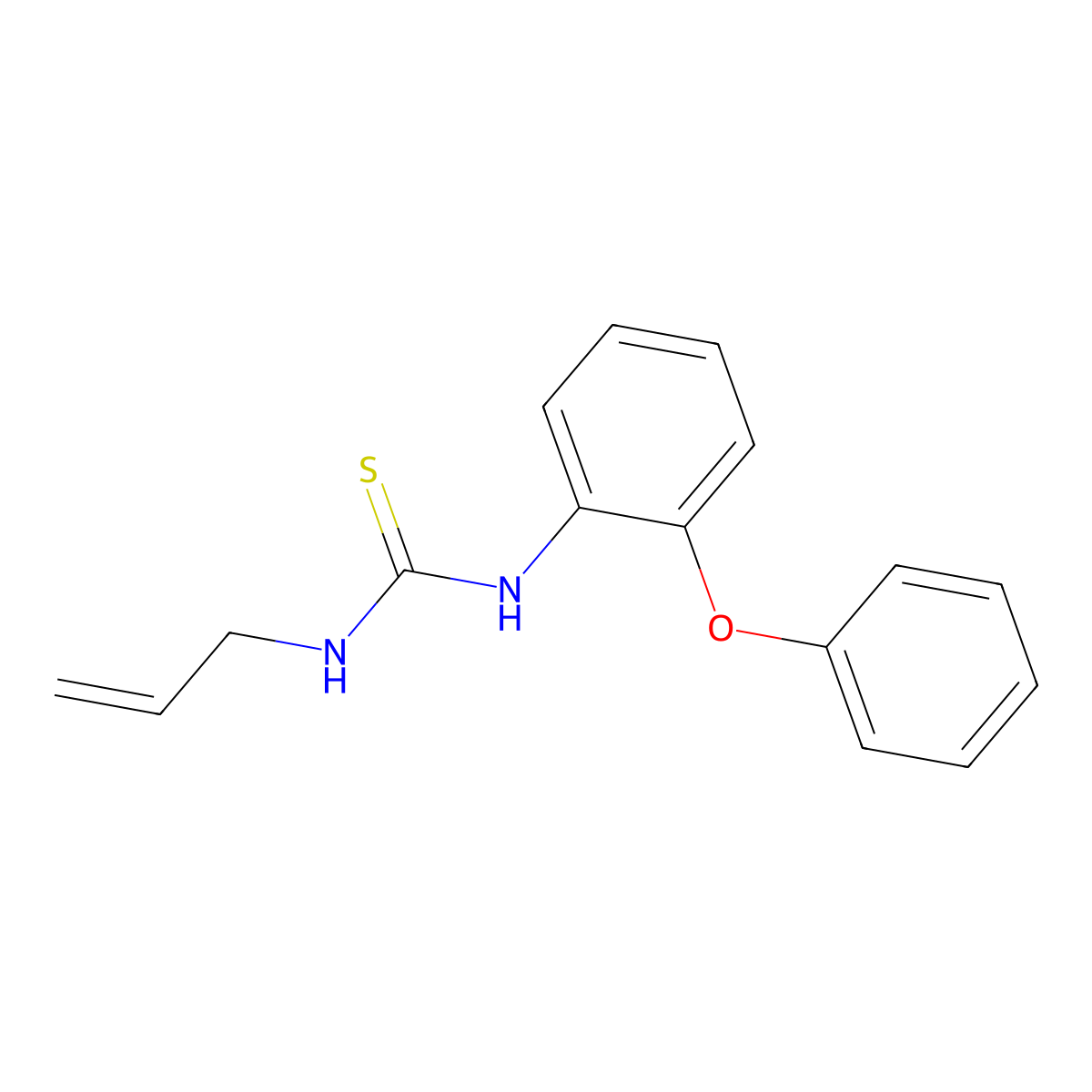 1-(2-Phenoxyphenyl)-3-prop-2-en-1-ylthiourea molecular structure, CAS 433327-20-9