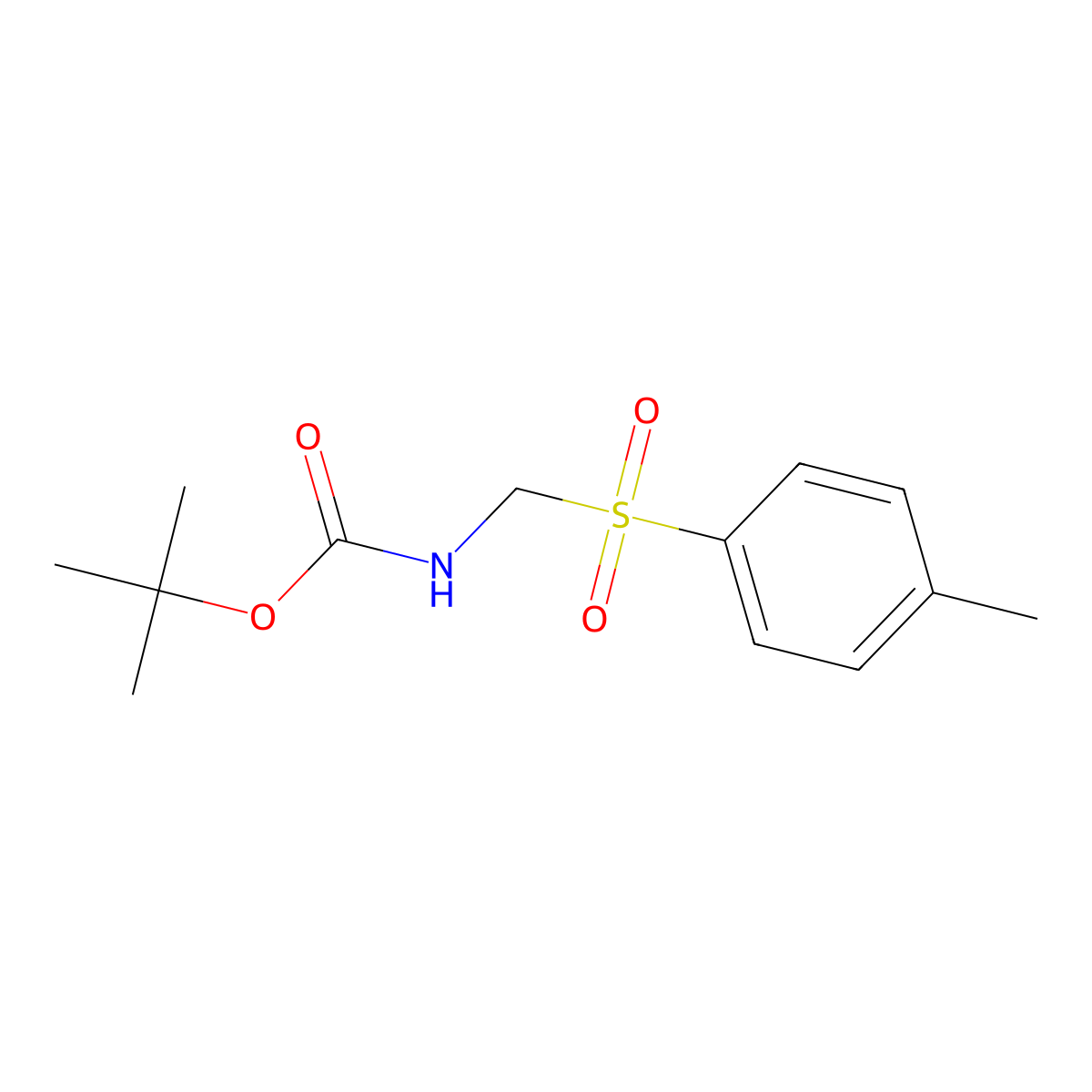 N-Boc-(tosyl)methylamine molecular structure, CAS 433335-00-3