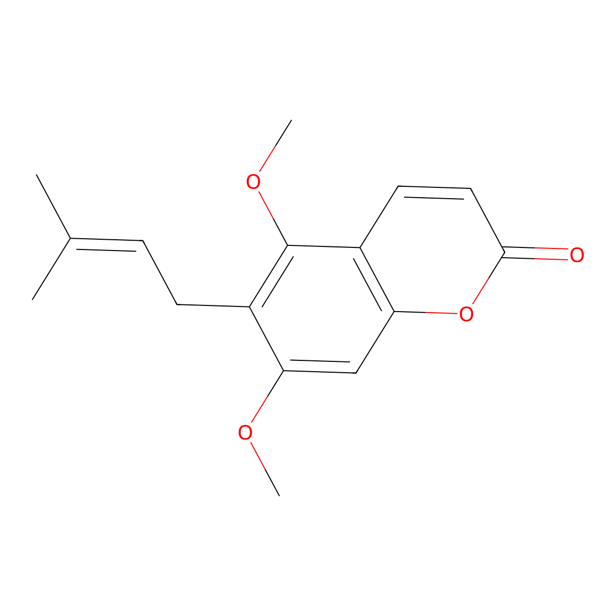 Toddaculin molecular structure, CAS 4335-12-0