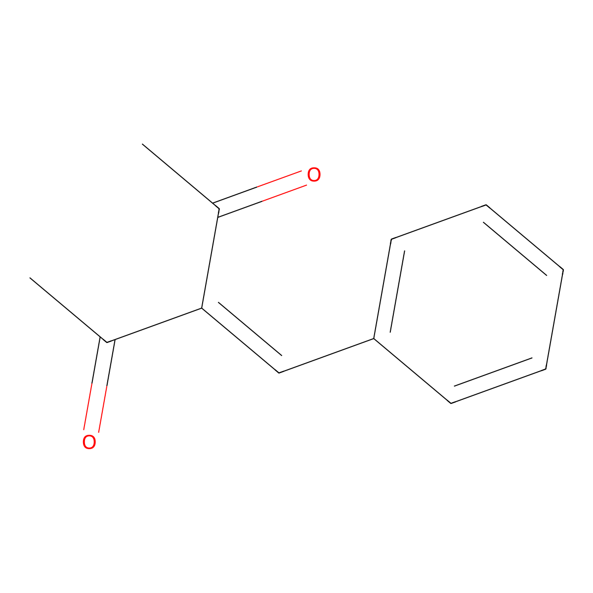 2,4-Pentanedione, 3-(phenylmethylene)- molecular structure, CAS 4335-90-4