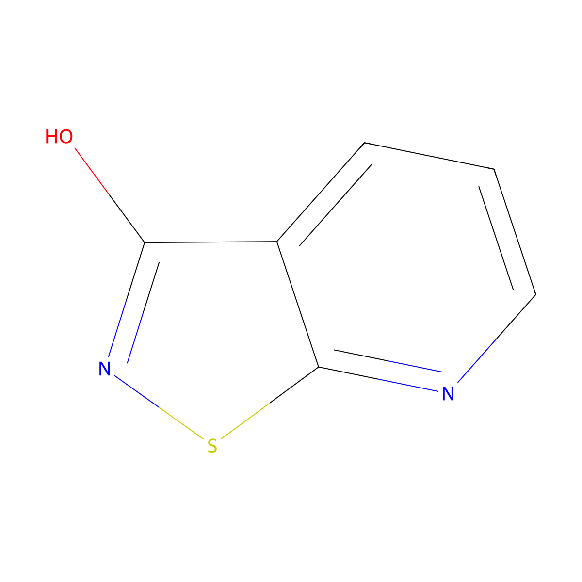 2H,3H-[1,2]thiazolo[5,4-b]pyridin-3-one molecular structure, CAS 4337-60-4