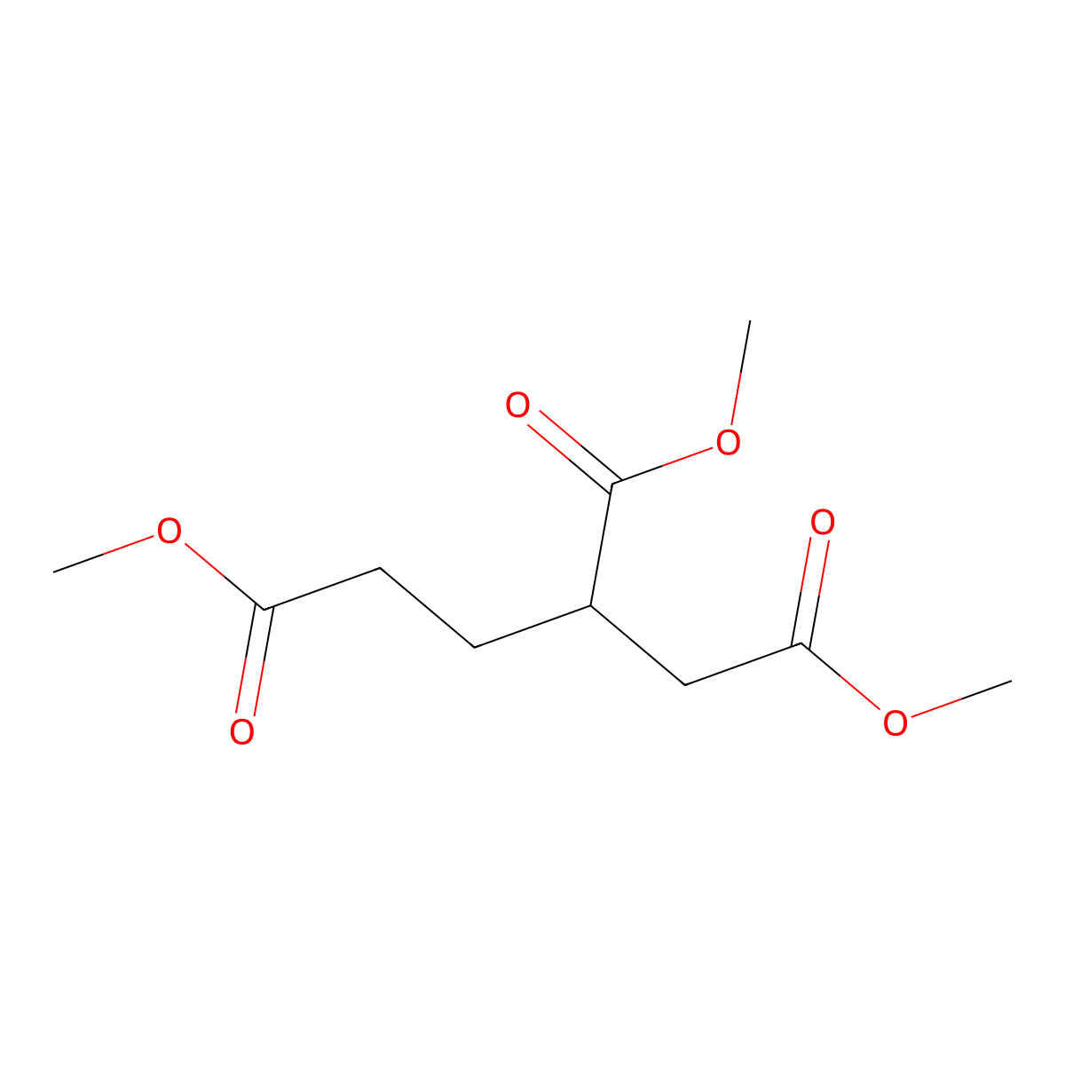 Trimethyl butane-1,2,4-tricarboxylate molecular structure, CAS 4339-27-9