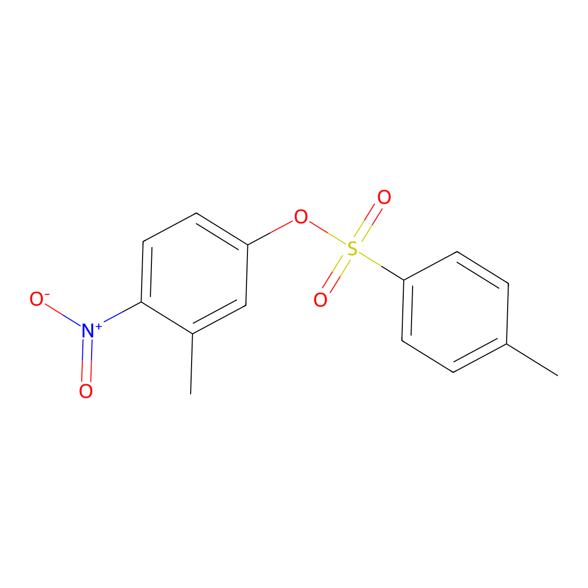 3-Methyl-4-nitrophenyl 4-methylbenzene-1-sulfonate molecular structure, CAS 433919-21-2