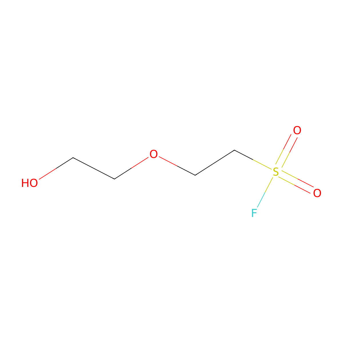2-(2-Hydroxyethoxy)ethane-1-sulfonyl fluoride molecular structure, CAS 433935-95-6