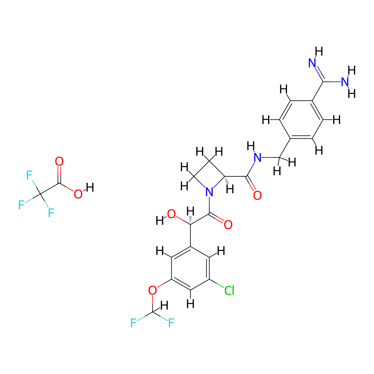 Atecegatran TFA molecular structure, CAS 433937-75-8
