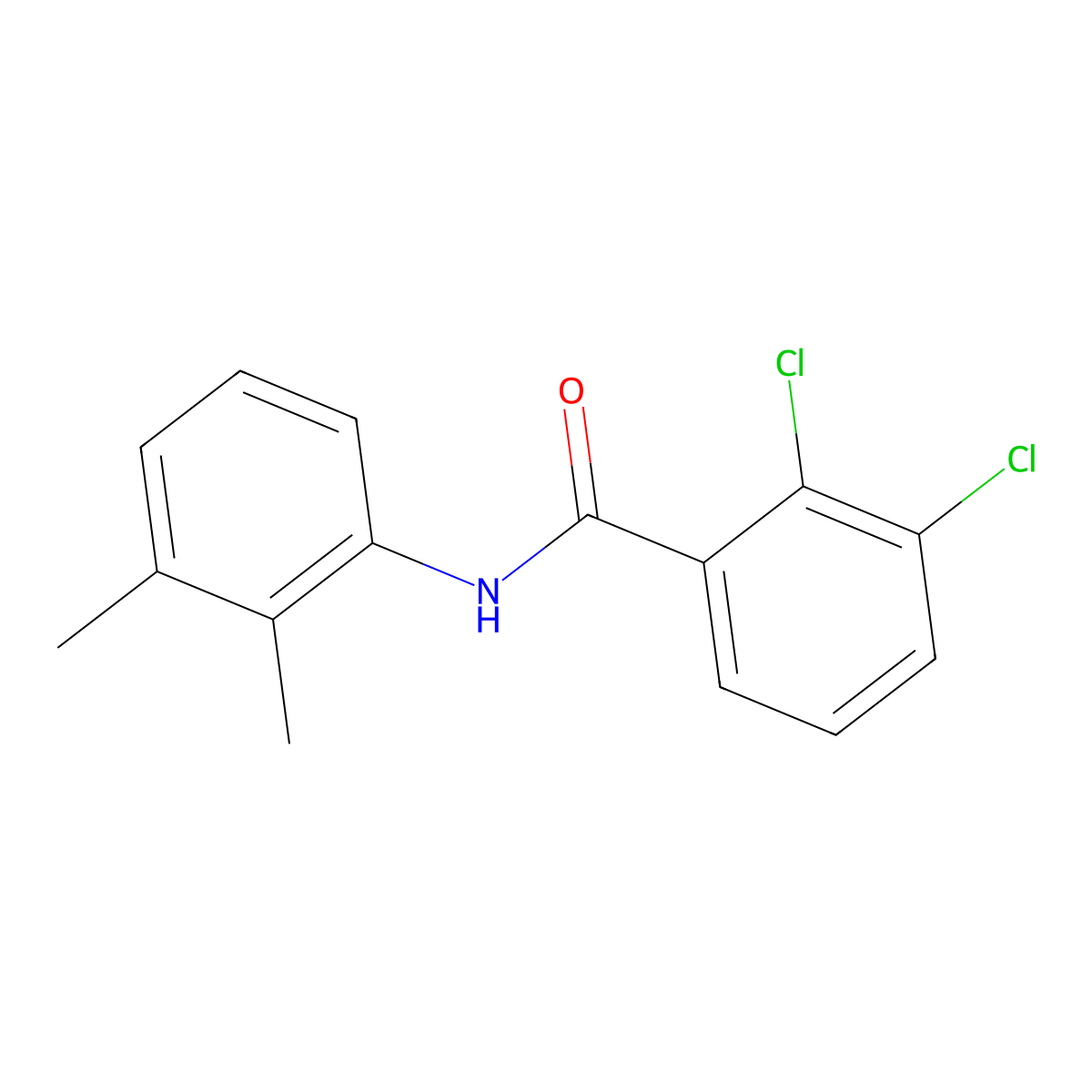 2,3-dichloro-N-(2,3-dimethylphenyl)benzamide molecular structure, CAS 433953-75-4