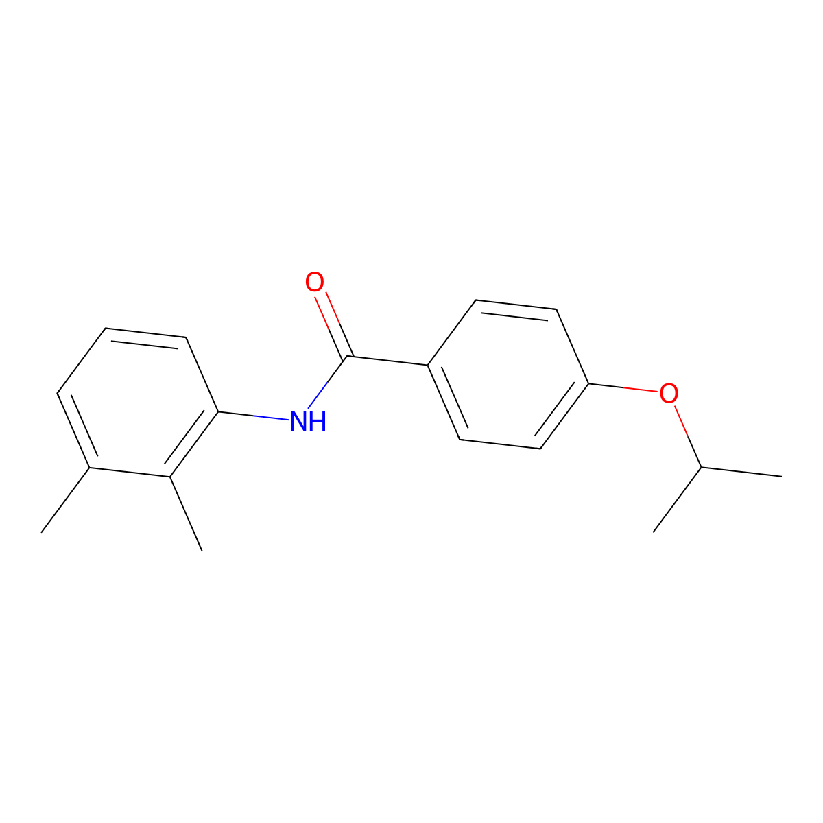 N-(2,3-dimethylphenyl)-4-(propan-2-yloxy)benzamide molecular structure, CAS 433953-78-7